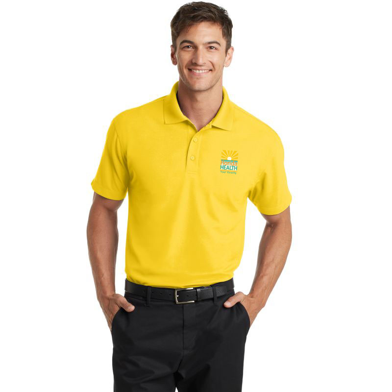 port authority dry fit polo
