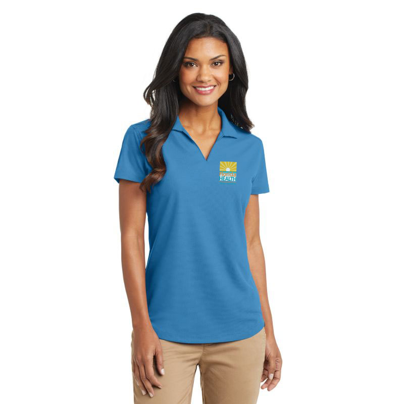 port authority ladies dry zone grid polo