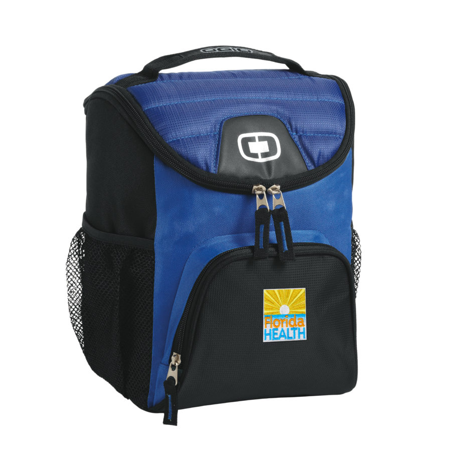 Ogio 12 can cooler/lunch bag in Black and Royal Blue