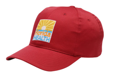 Red Florida Health Embroidered Twill Hat