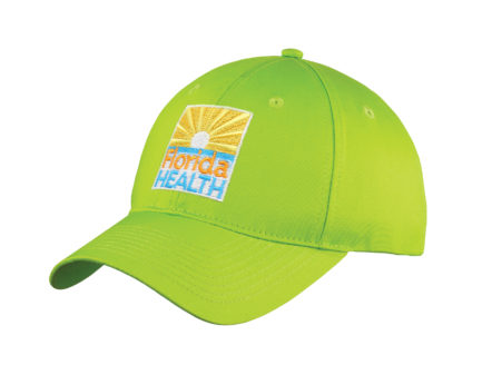 Lime Green Florida Health Unstructured Twill cap