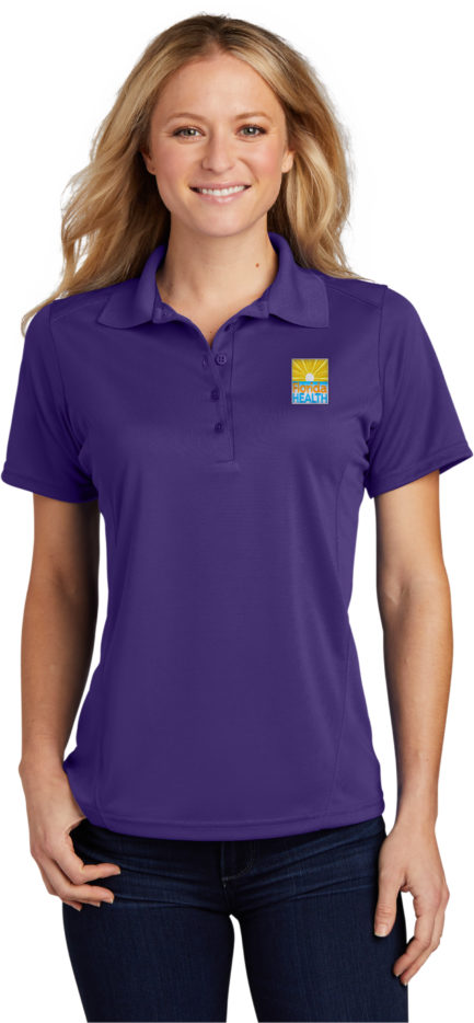 L475 - Sport-Tek Ladies Dry Zone Raglan Accent Polo - XL, Purple
