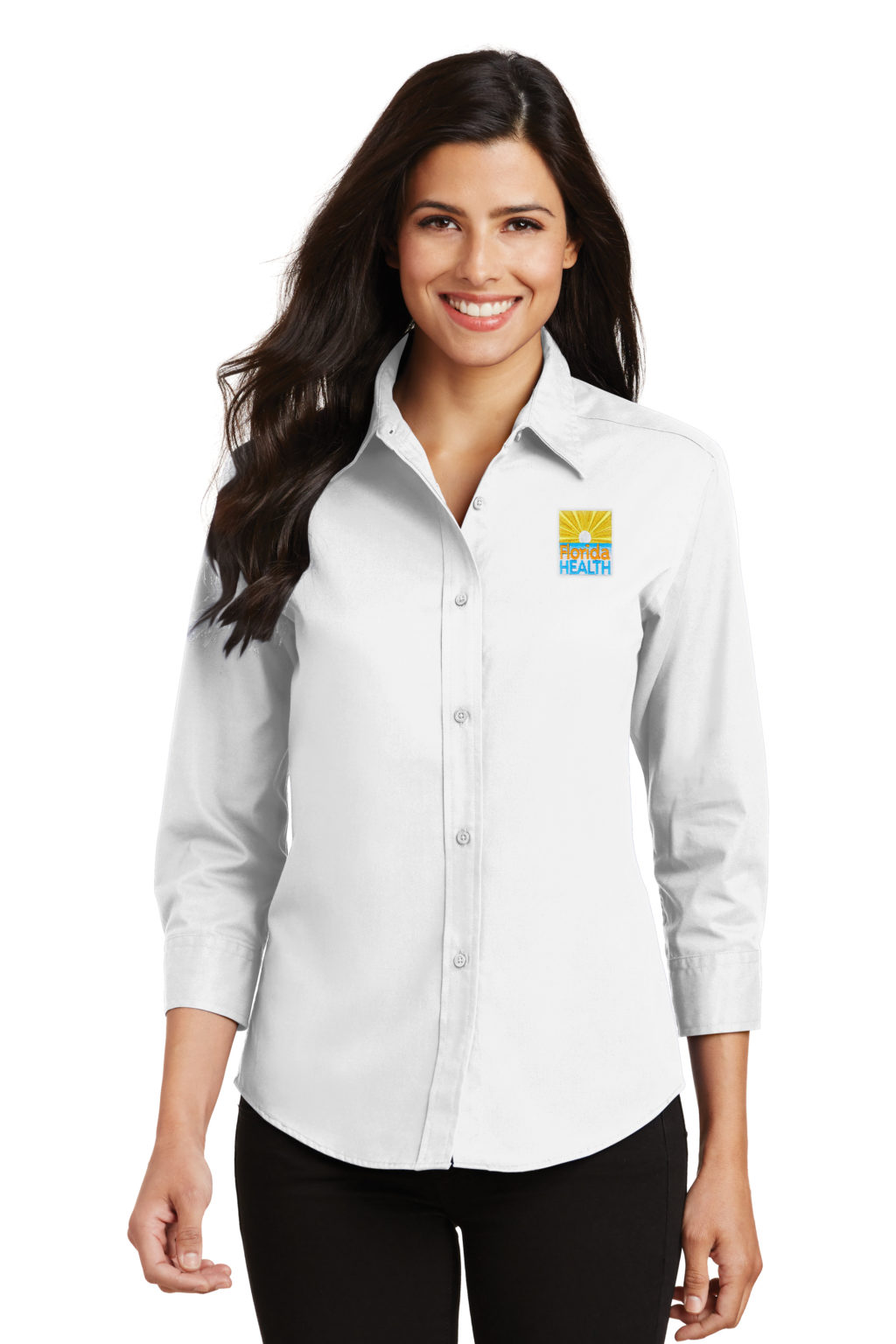 L612 Port Authority Ladies 3/4Sleeve Easy Care Shirt DOH Shirts