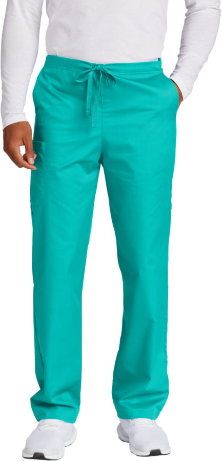 Mens Scrub Cargo bottoms in Teal